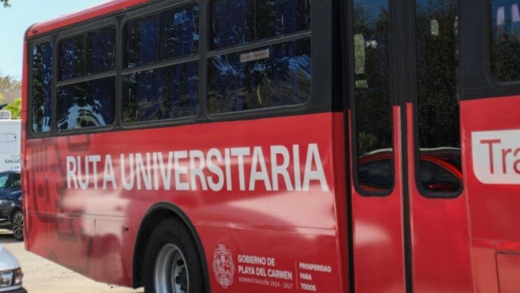 Estefanía Mercado anuncia “Ruta Universitaria: Transporte sin tanto choro” para garantizar movilidad gratuita a más de mil 700 estudiantes en Playa del Carmen