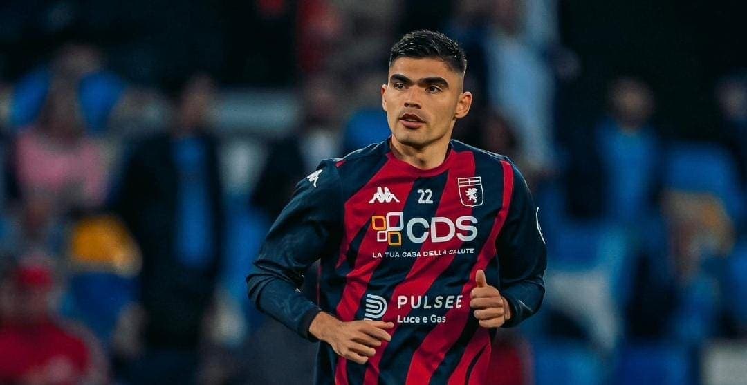 Video: Defensa mexicano Johan Vásquez anotó el gol del empate del Genoa ante el Napoli