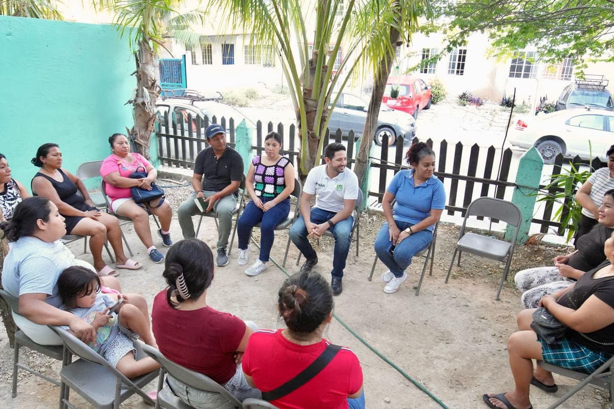 Renán Sánchez Tajonar continúa fortaleciendo a la Familia Verde en Playa del Carmen