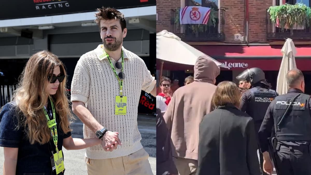 Video: Gerard Piqué y Clara Chía son escoltados por la policía tras ser abucheados en un restaurante de España
