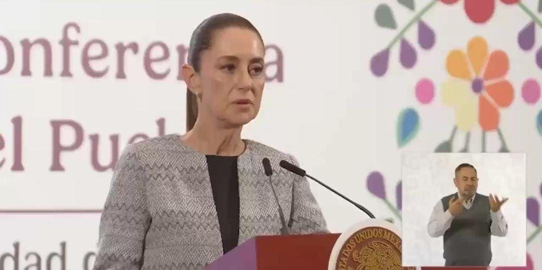 Pide Claudia Sheinbaum a la CNTE responsabilizarse o deslindarse de disturbios en Palacio Nacional