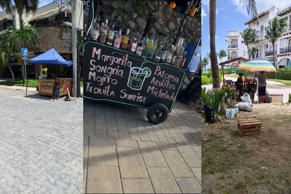 Preocupa a restauranteros aparición de puestos de venta de alcohol en zona turística de Playa del Carmen