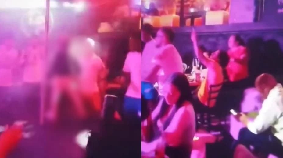 Video: Niña baila en tubo durante fiesta de futbolistas en Orizaba, Veracruz