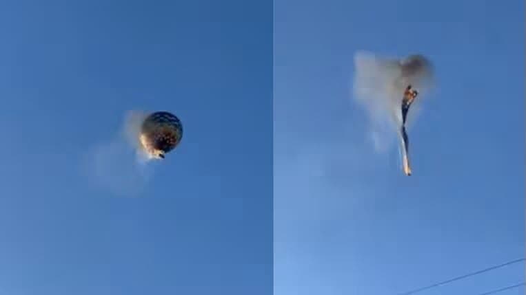 Video: Incendio de globo aerostático deja al ocho muertos y 14 heridos en Brasil