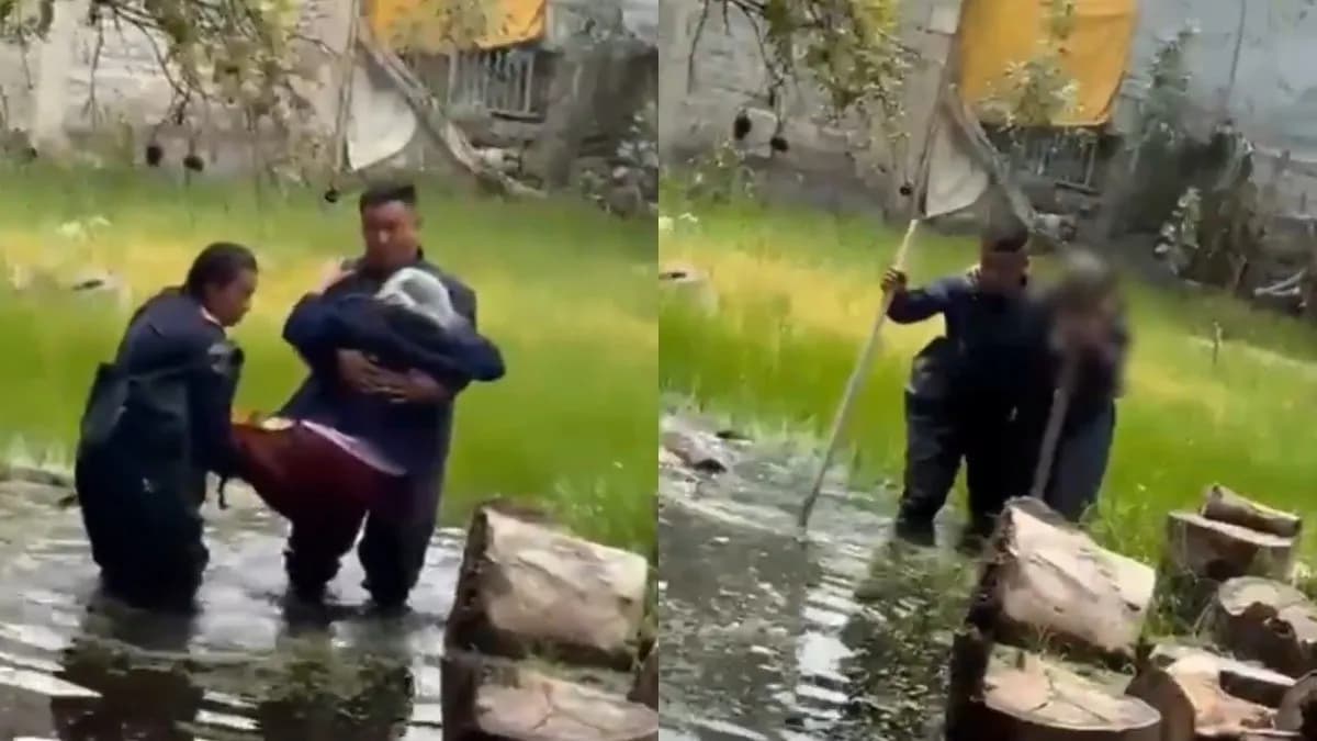 Video: Rescatan a adultos mayores que estuvieron 10 días atrapados en una casa inundada en Milpa Alta, Cdmx