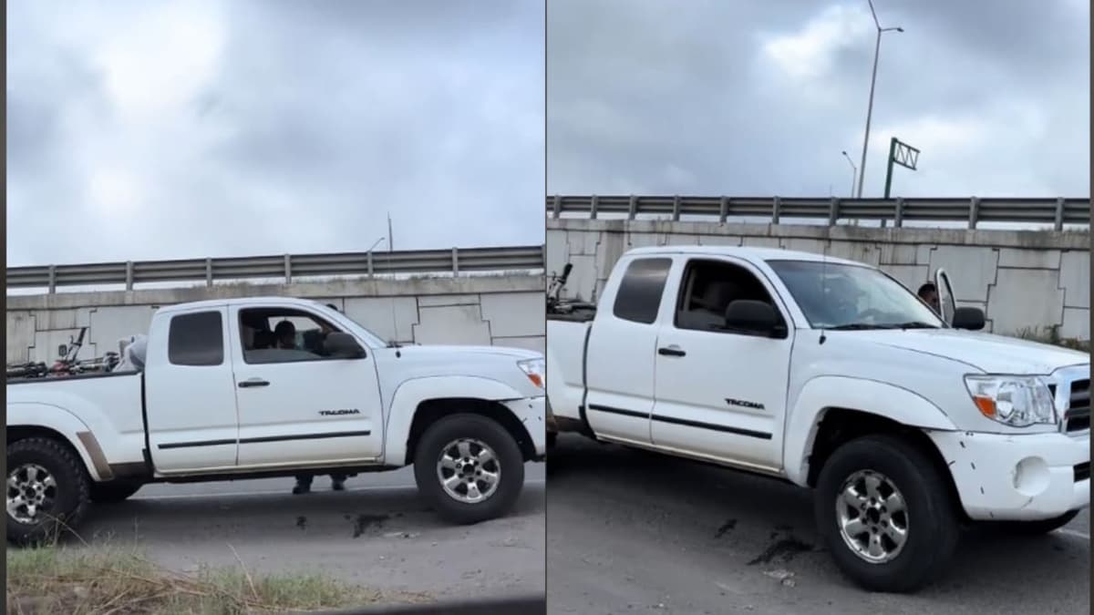 Video: Presunto montachoques agrede a adultos mayores en carretera a Nuevo León