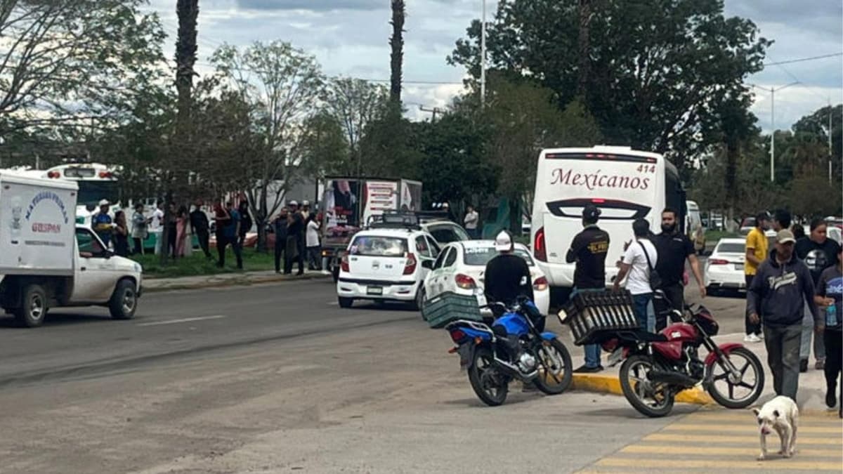 Video: Patrulla atropella a motociclista en Durango