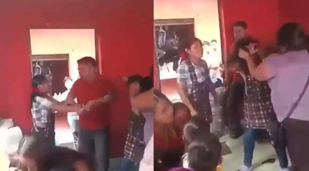 Video: Adultos golpean a dos menores indígenas en un local de comida en Chiapas