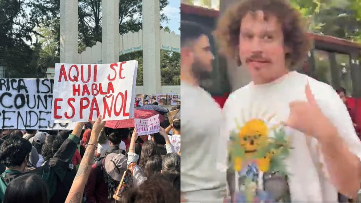 Video: Insultan a Luisito Comunica durante marcha contra gentrificación en CDMX
