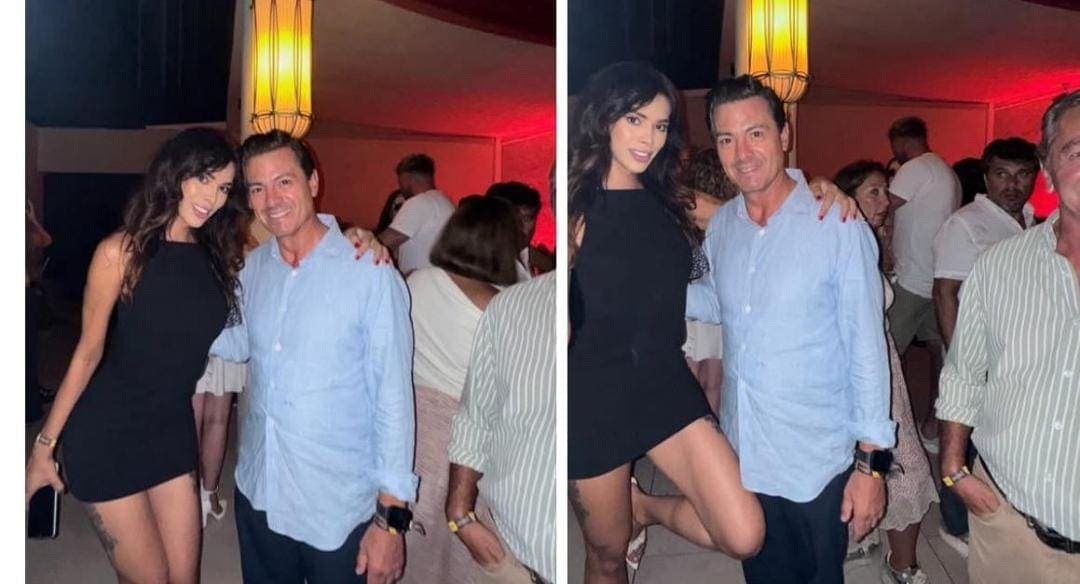 Chelssea Ros, modelo trans de Only Fans se toma fotos con Enrique Peña Nieto en Ibiza, España