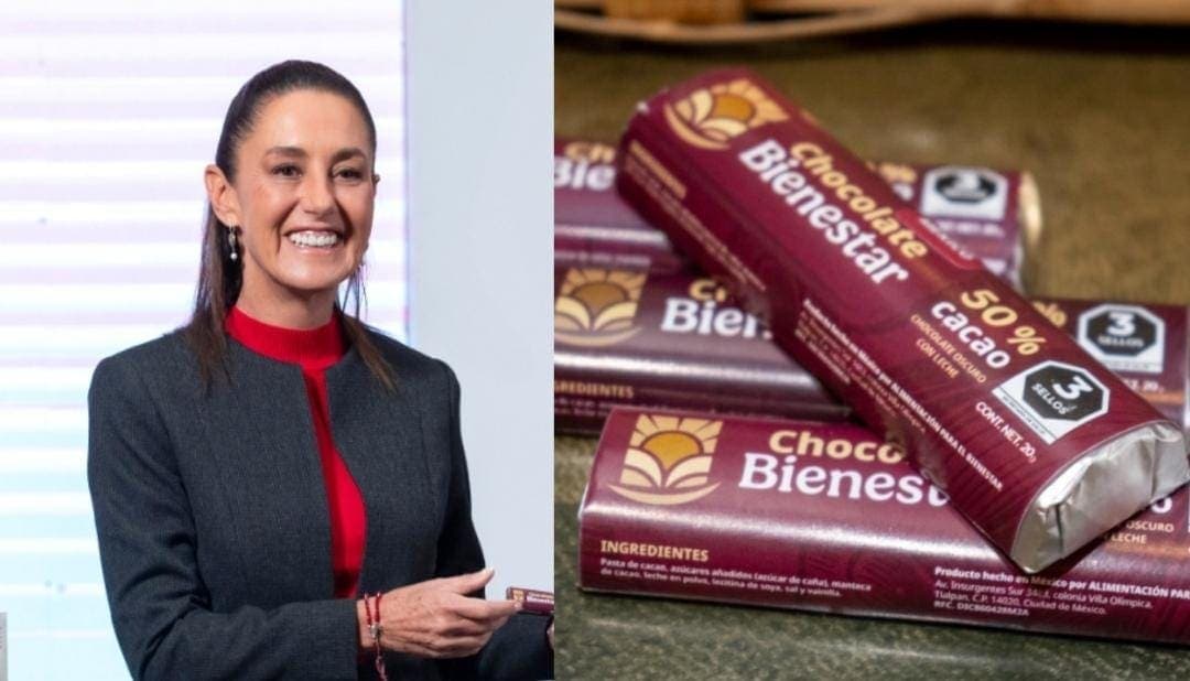 Presenta Claudia Sheinbaum el chocolate del Bienestar, producto 100% mexicano