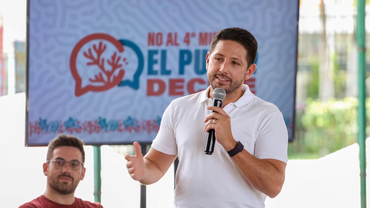 Respalda Renán Sánchez Tajonar la consulta ciudadana en defensa de los arrecifes de Cozumel