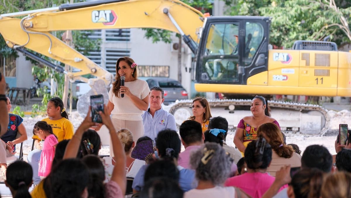 Mara Lezama respalda obras que promueven la paz y la participación ciudadana en Cancún