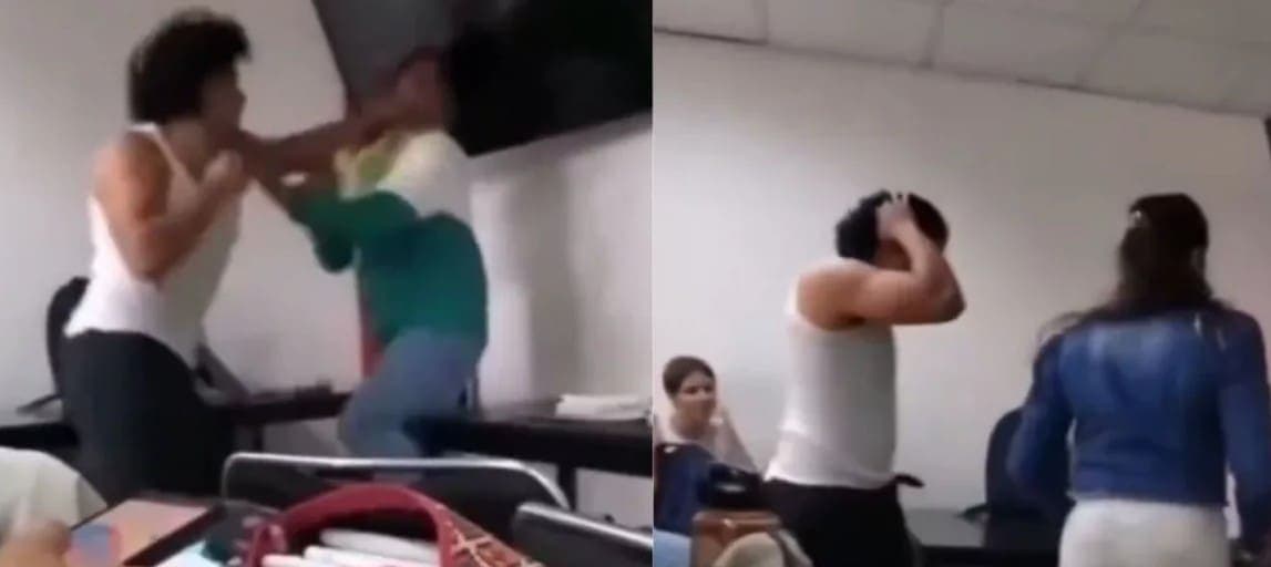 Video: Joven golpea a profesor universitario en Hidalgo