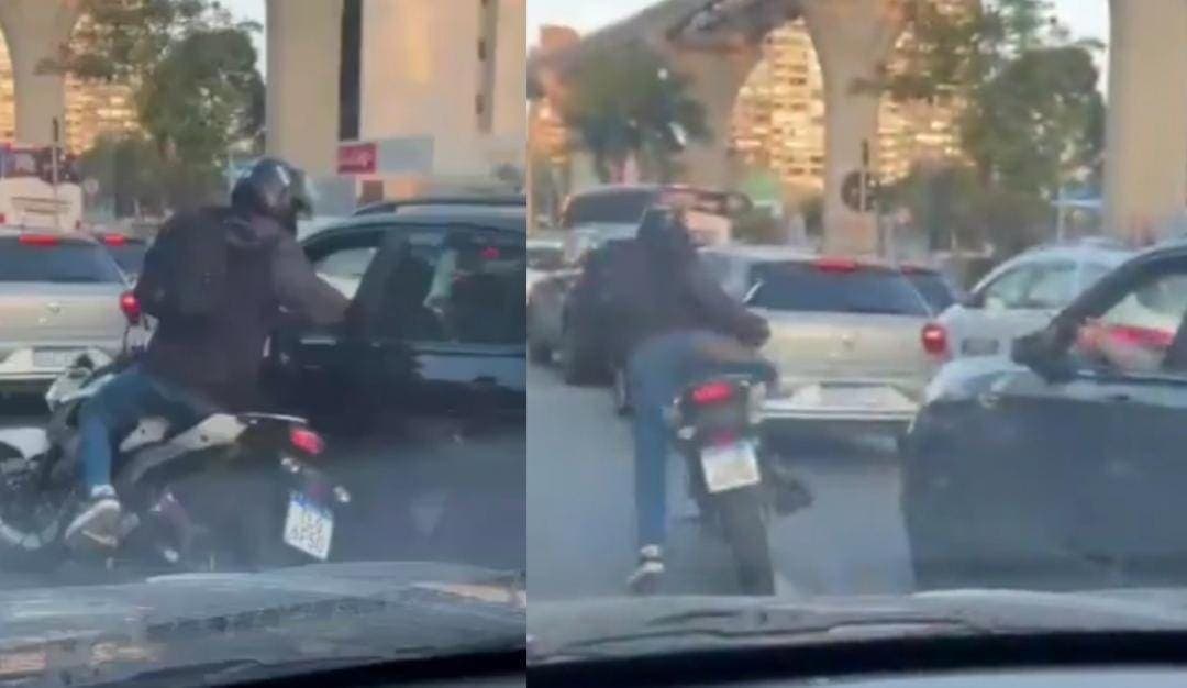 Video: Conductor se defiende de asalto, le quita el arma al ladrón y le dispara en Brasil