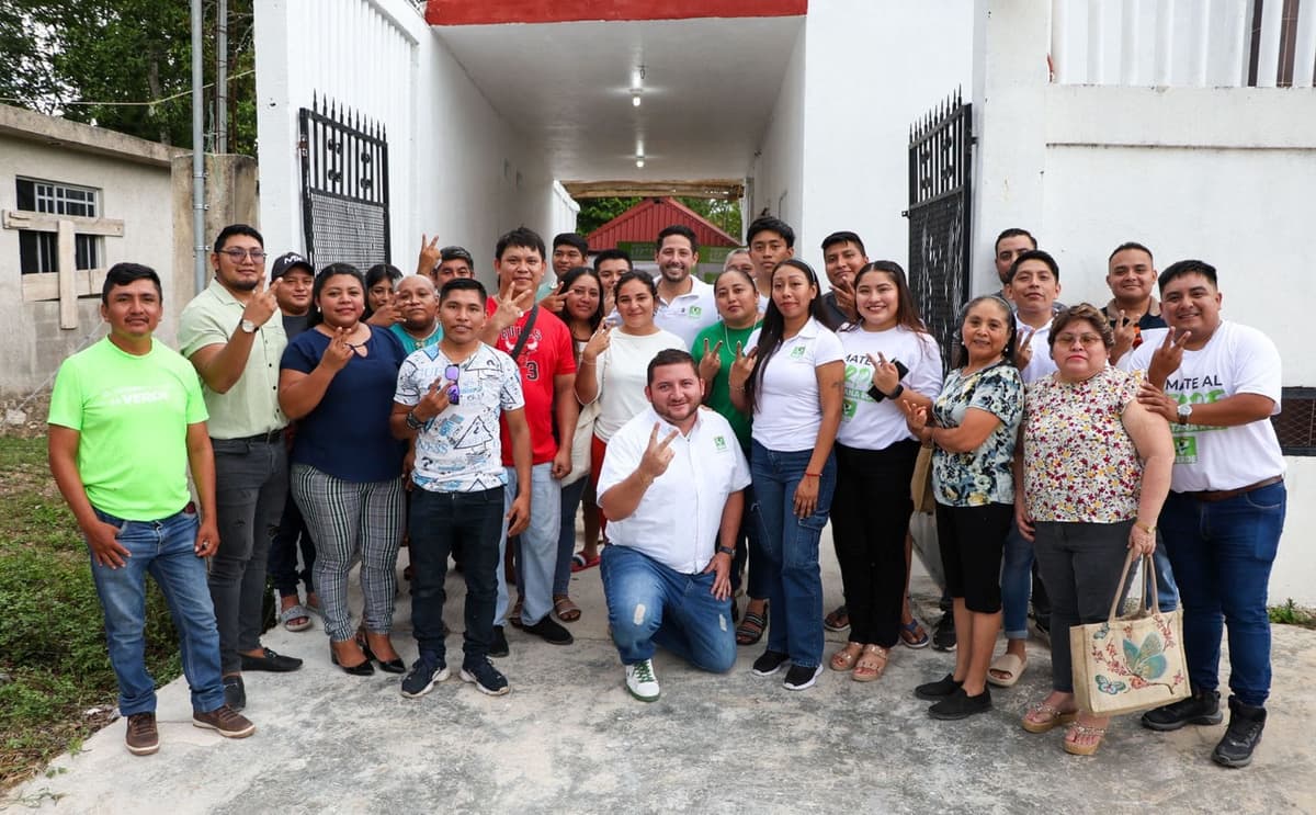 Renán Sánchez Tajonar fortalece la presencia del Verde en Lázaro Cárdenas