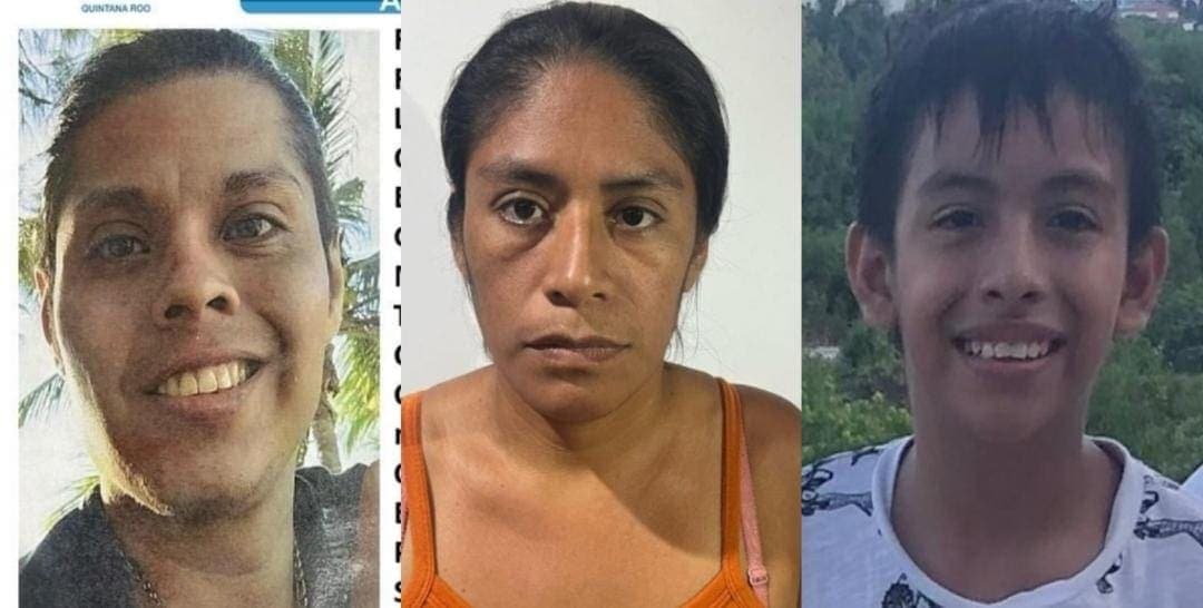 Buscan a seis desaparecidos en Quintana Roo, incluidos una mujer y un menor de edad