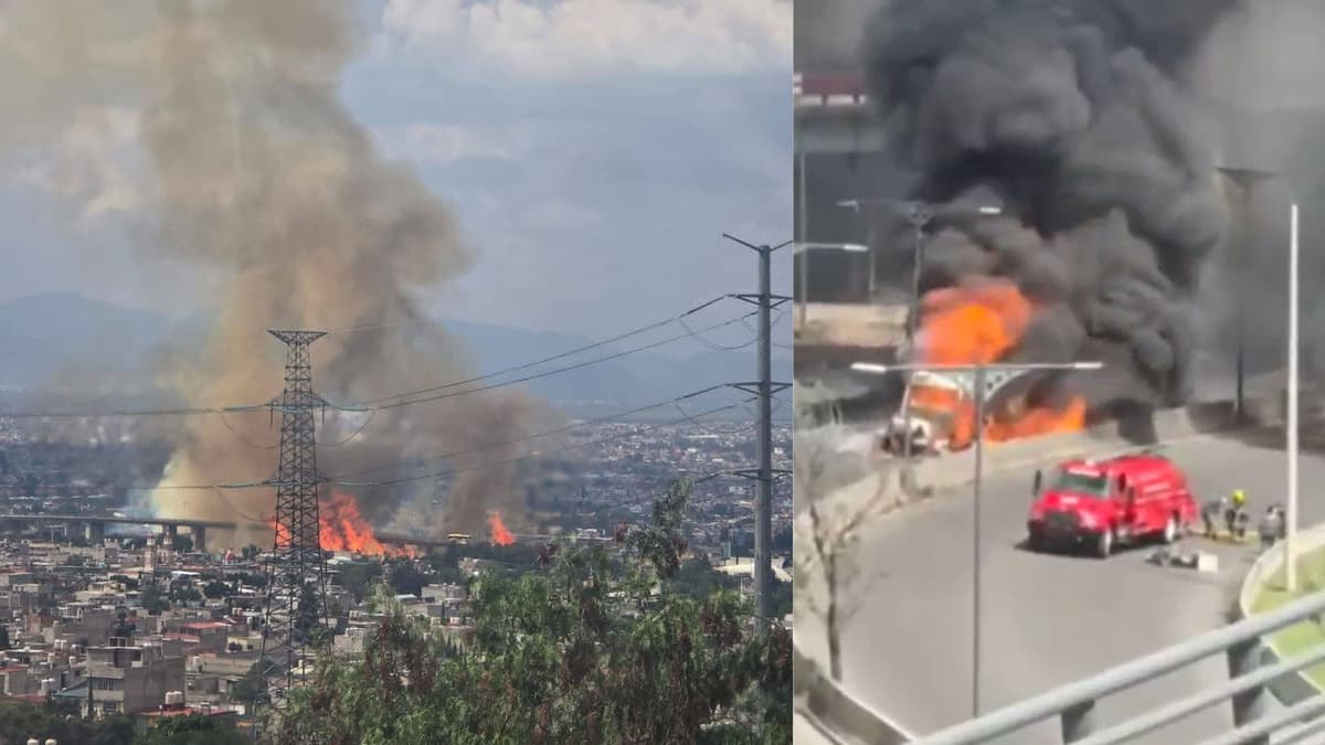 Video: Explota pipa de gas cerca del Puente de la Concordia en Iztapalapa, CDMX