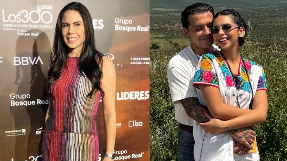 Periodista Paola Rojas exhibe la falta de educación de Christian Nodal y Ángela Aguilar durante reunión de "300 líderes"