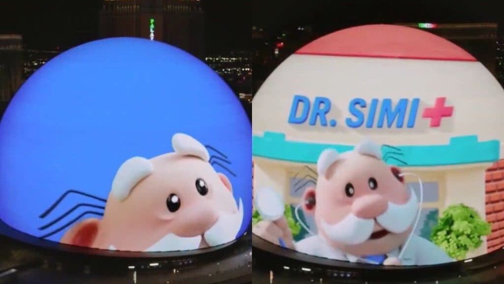 Video: Llega Dr Simi a "La Esfera" de Las Vegas en pleno Grito de Independencia 2025