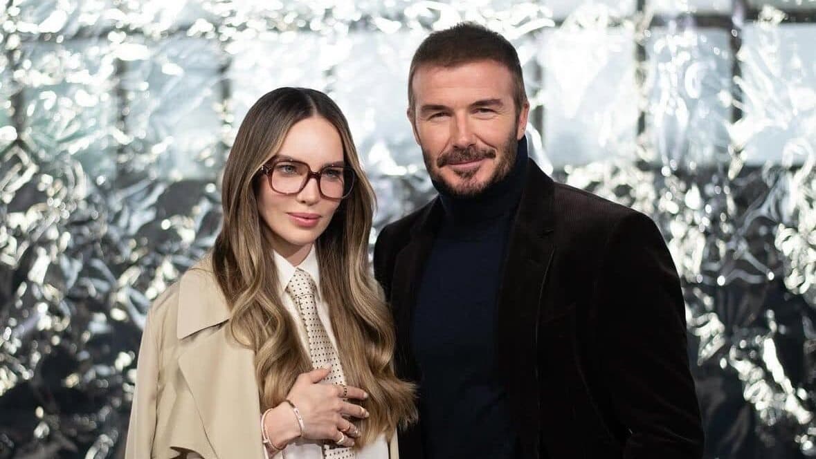 Video: Belinda deslumbra en la Fashion Week de Milán tras aparecer junto a David Beckham