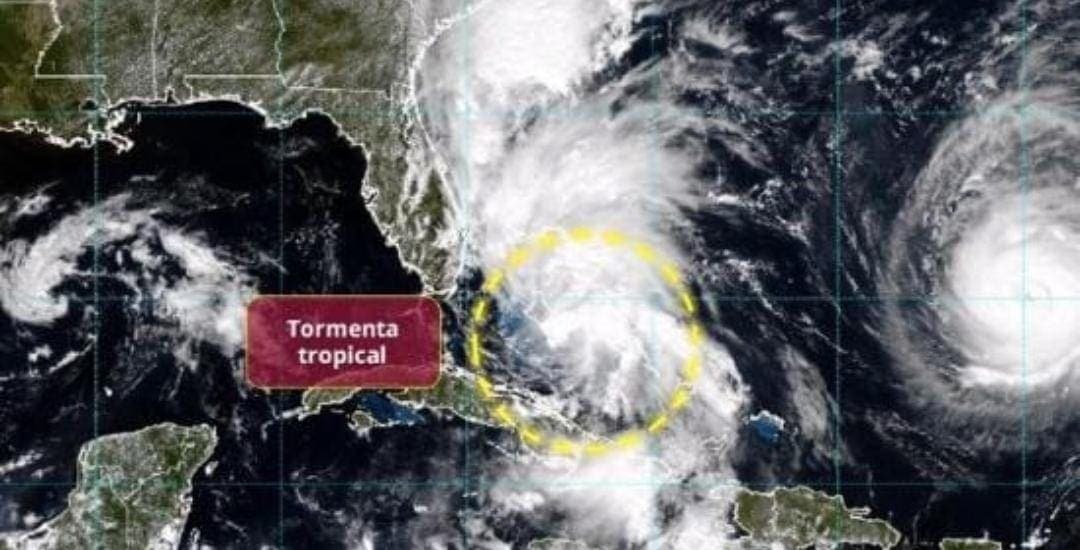 Se forma en el Atlántico la tormenta tropical "Imelda"; se ubica a más de mil km de Quintana Roo