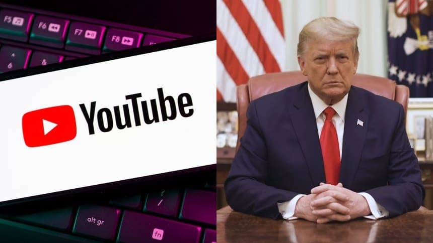 YouTube pagará a Donald Trump 22 mdd para poner fin a demanda por suspender su cuenta