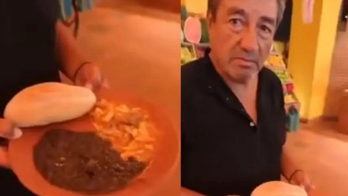 Video: Exhiben a sujeto por servirse huevo con frijoles en buffet de lujo del Hotel Xcaret de Playa del Carmen