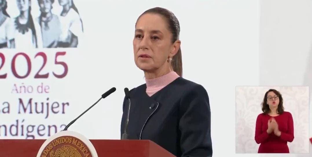 Video: Rechaza Claudia Sheinbaum decisión de Estados Unidos de cancelar 13 rutas al AIFA