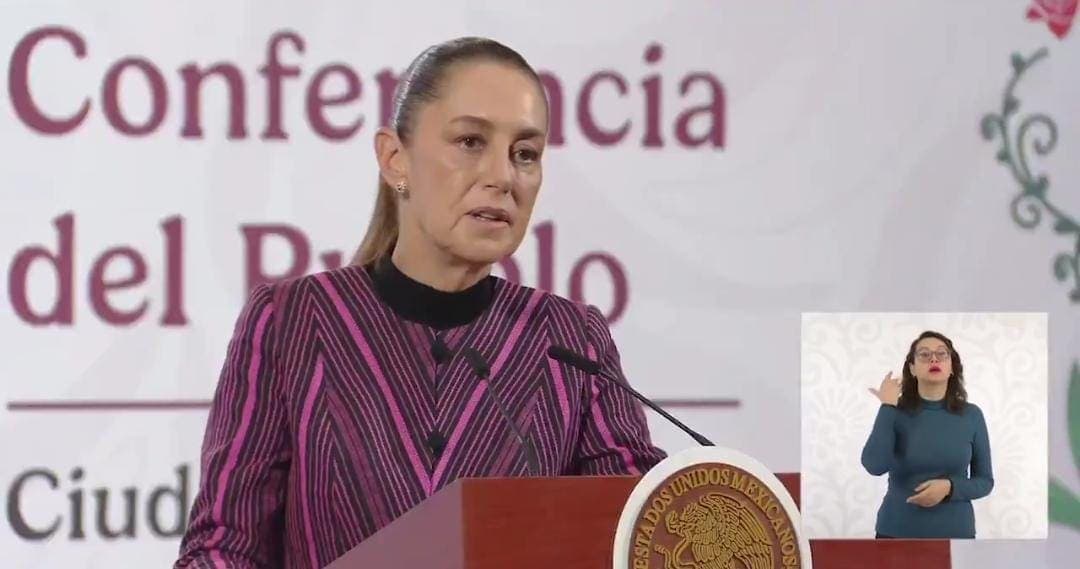 Justifica Claudia Sheinbaum vallas en Palacio Nacional por protestas; "son para proteger personas"