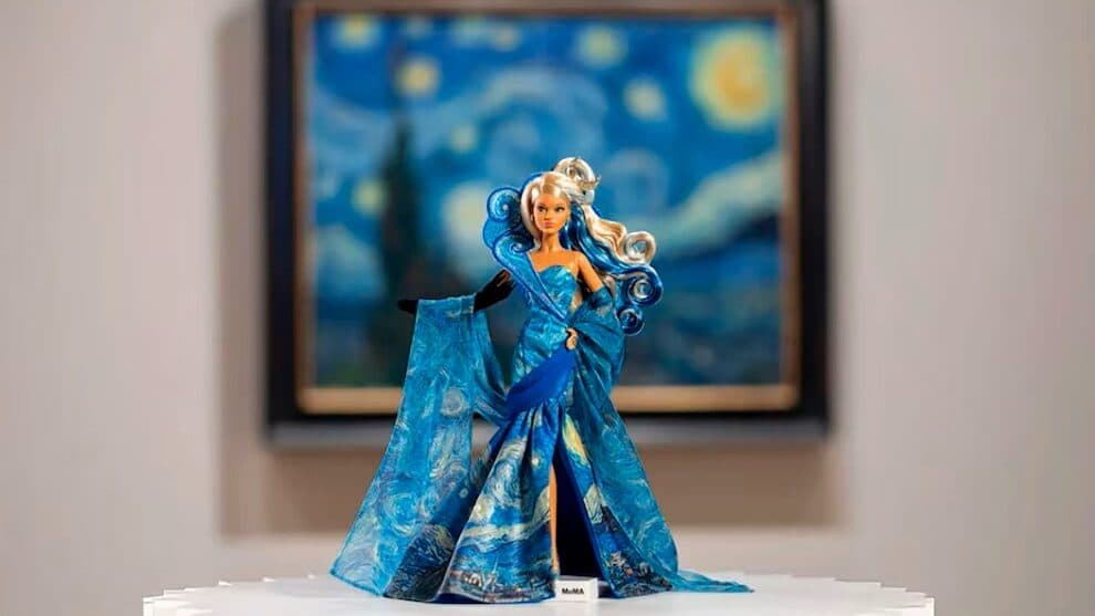 Mattel lanza Barbie inspirada en la obra “La noche estrellada” de Van Gogh