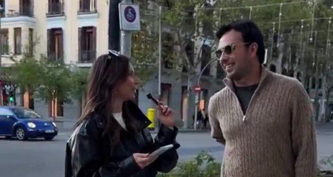 Video: Influencer entrevista a "Checo" Pérez sin saber quién era; pidió ayuda para hallarlo, le gustó