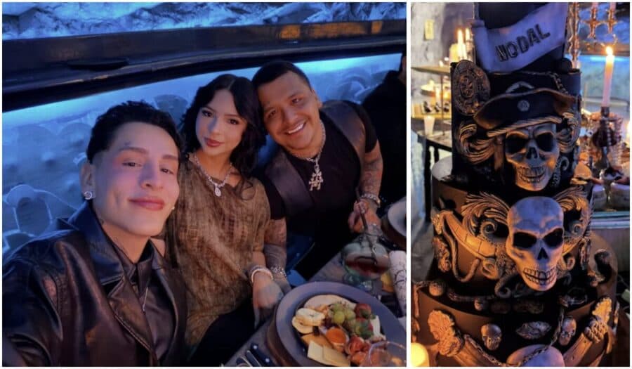 Christian Nodal festeja su cumpleaños 27 al estilo pirata en Zacatecas