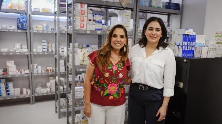 Mara Lezama y Estefanía Mercado recorren nueva Unidad de Medicina Familiar del ISSSTE en Playa del Carmen