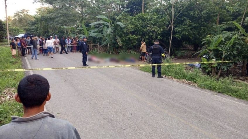 Asesinan a balazos a cinco hombres en Jalpa de Méndez, Tabasco; tres eran policías