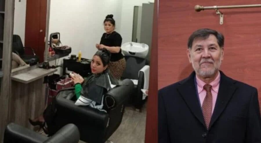 Fernández Noroña y otros morenistas afirman que salón de belleza en Senado no es un privilegio
