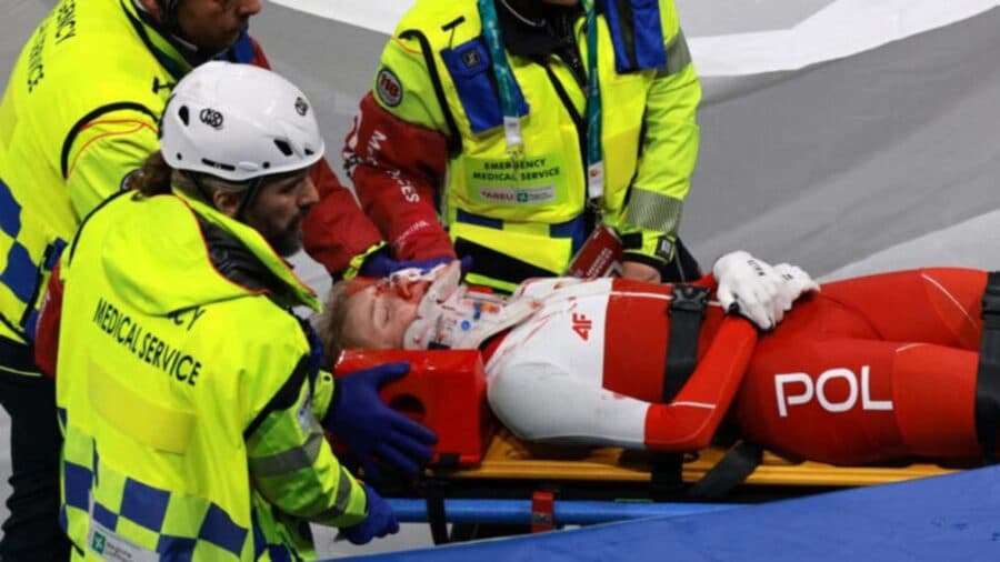 Patinadora de Polonia sufre corte facial durante competencia en los Juegos Olímpicos de Invierno Milano Cortina 2026