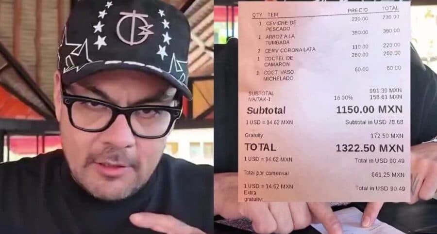Video: Denuncian clientes que restaurantes de Cancún incluyen la propina en la cuenta, lo que es ilegal