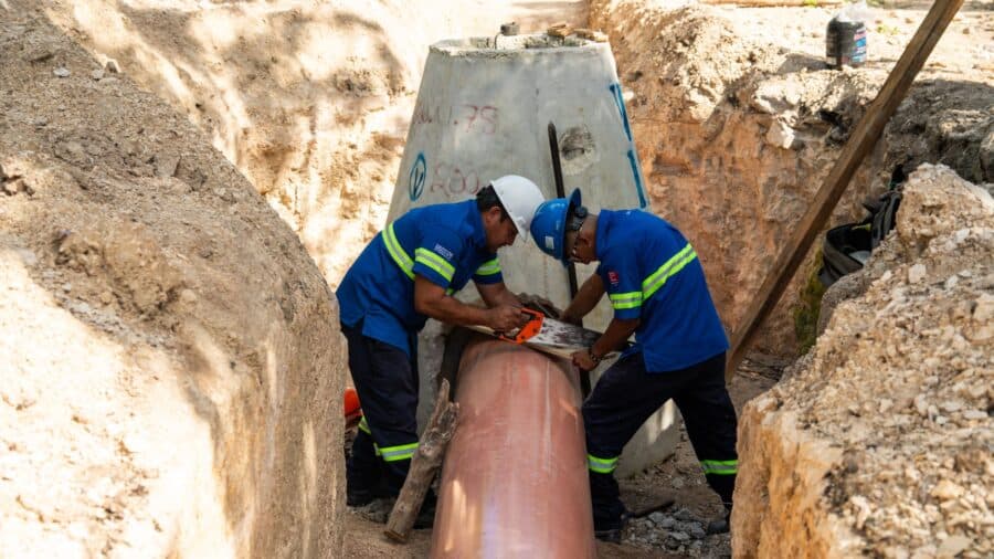 Aguakan informa sobre obra en Avenida CTM con Avenida 125 en Playa del Carmen