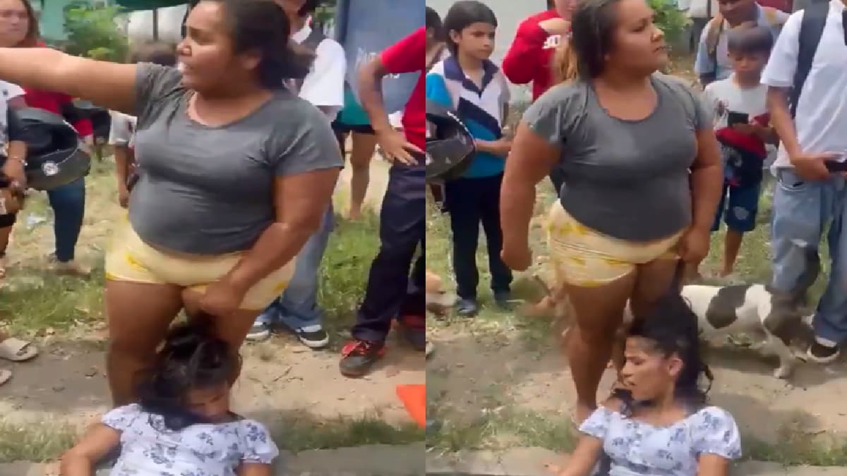 Video: Madre somete a mujer que intentó secuestrar a su hijo en Honduras